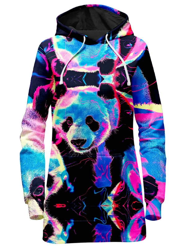 Price Drop Panda Peaking Hoodie Dress