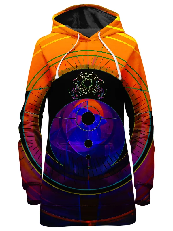 New Markdowns Third Eye Sunset Hoodie Dress