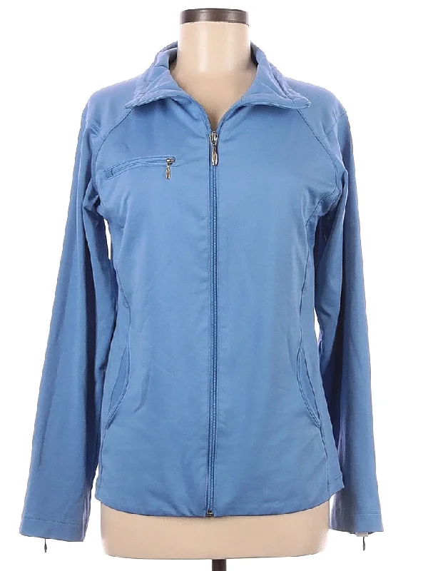 Bonus Savings Straight Down Ladies Blue Full-Zip Golf Jacket Size M.