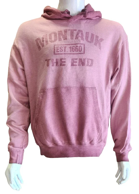 Price Buster Adult Unisex Two-Tone Montauk The End Est. 1660 Hooded Pullover
