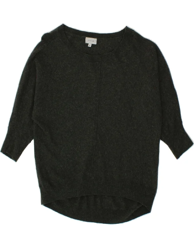 Epic Deals JIGSAW Womens 3/4 Sleeve Boat Neck Jumper Sweater UK 14 Medium Green