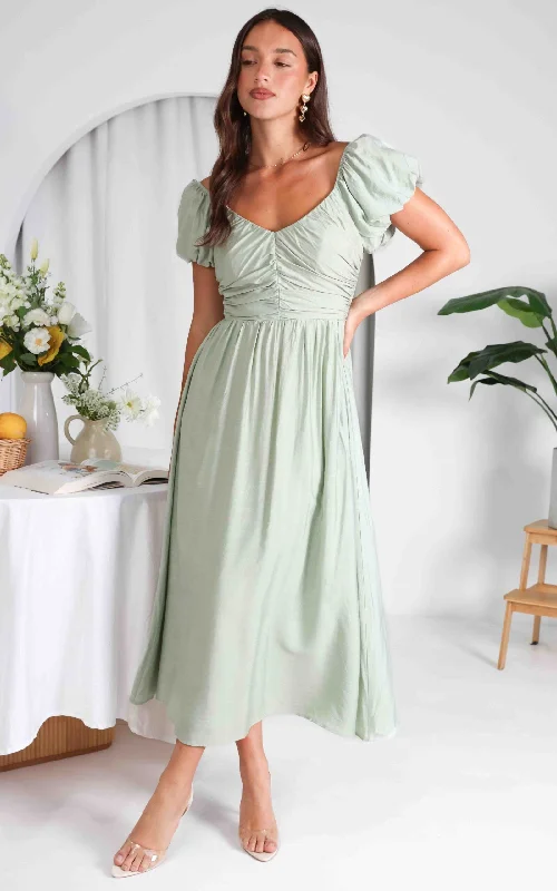 Super Sale Zaroni Maxi Dress - Mint