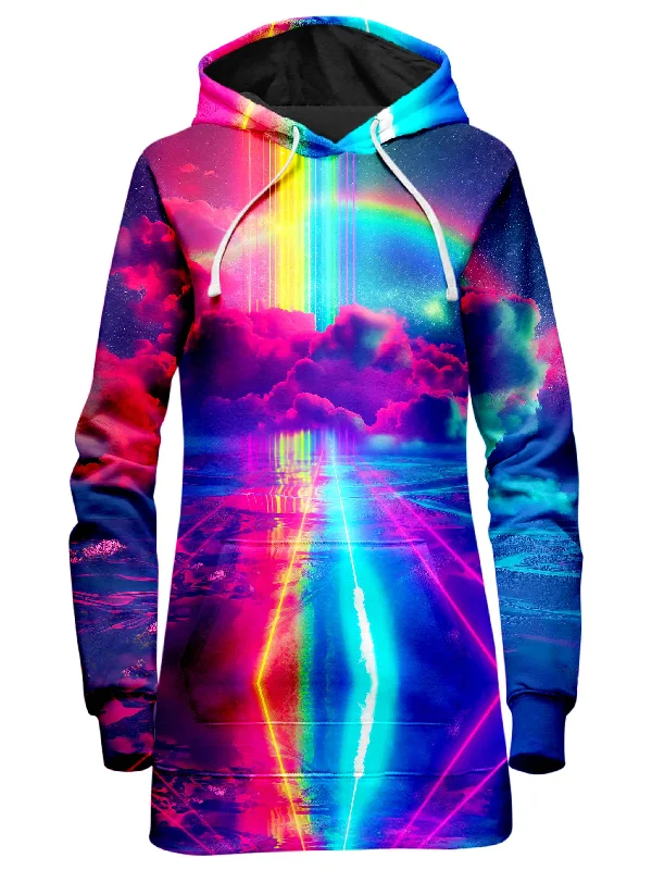 Crazy Savings Nexus Rainbow Hoodie Dress