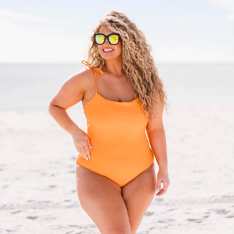 Midnight Madness Seaside Sweetheart Swimsuit, Orange