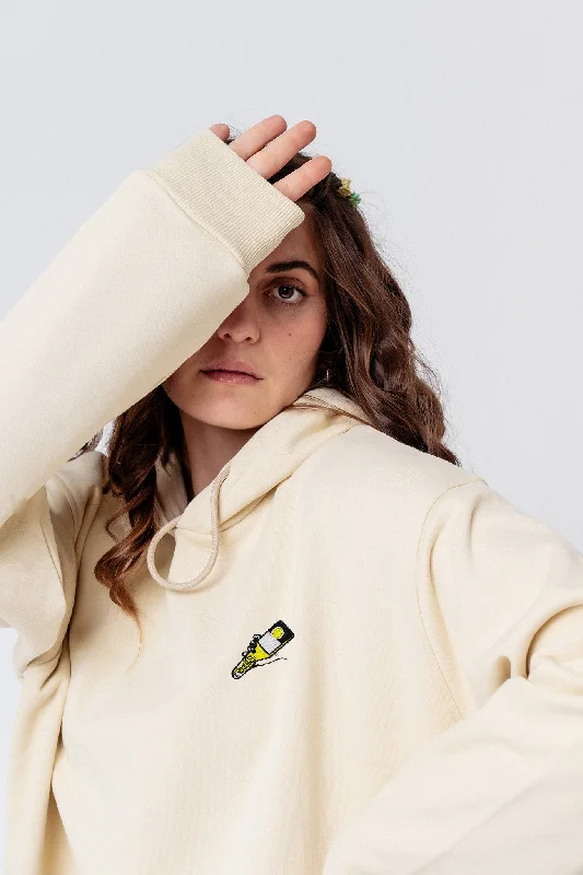 Savings Spectacular Tornado | Bestickter Bio-Baumwoll Frauen Hoodie