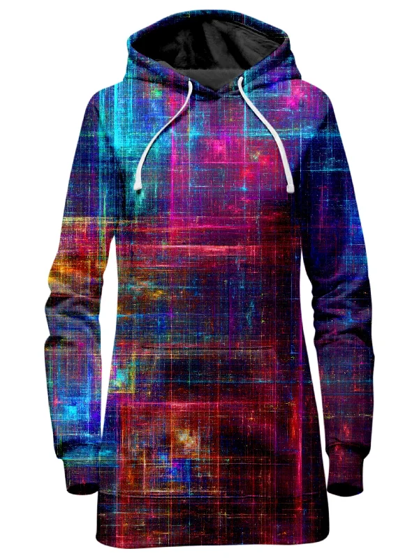 Loyalty Reward Psychedelic Matrix Rainbow Hoodie Dress