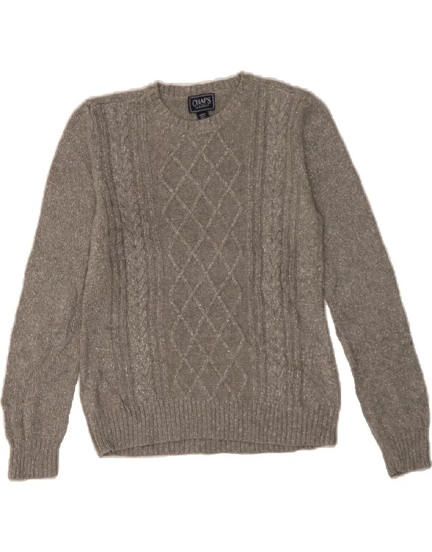 Reduced Prices CHAPS Womens Classics Crew Neck Jumper Sweater UK 12 Medium Grey