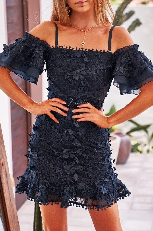 YEAR-End Clearance Beatrice Dress - Navy