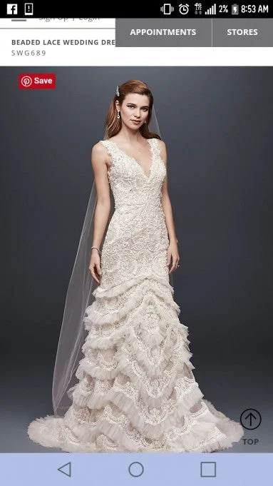 Massive Deals David's Bridal Galina Signature SWG89