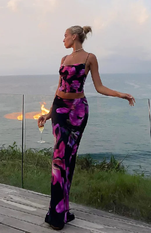 Can't Miss Sweet Salutations Maxi Skirt Purple Haze