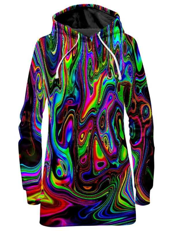 Clearance Sale Acid Drop Hoodie Dress