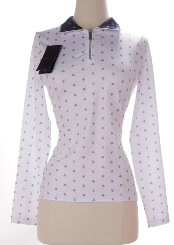 Midnight Madness New Lohla Sport White Stars Pullover Size XXL MSP$140