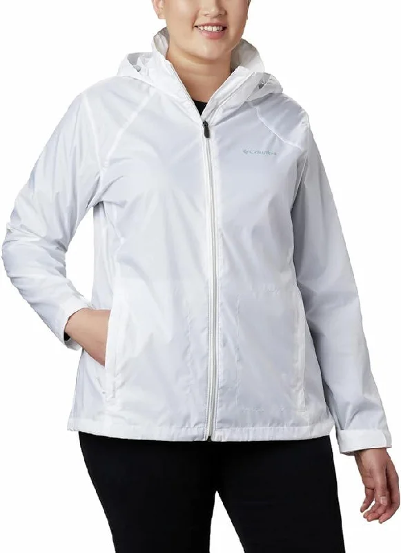 Price Meltdown New Women's Columbia  Switchback White Hooded Jacket  Size 2X MSP$60