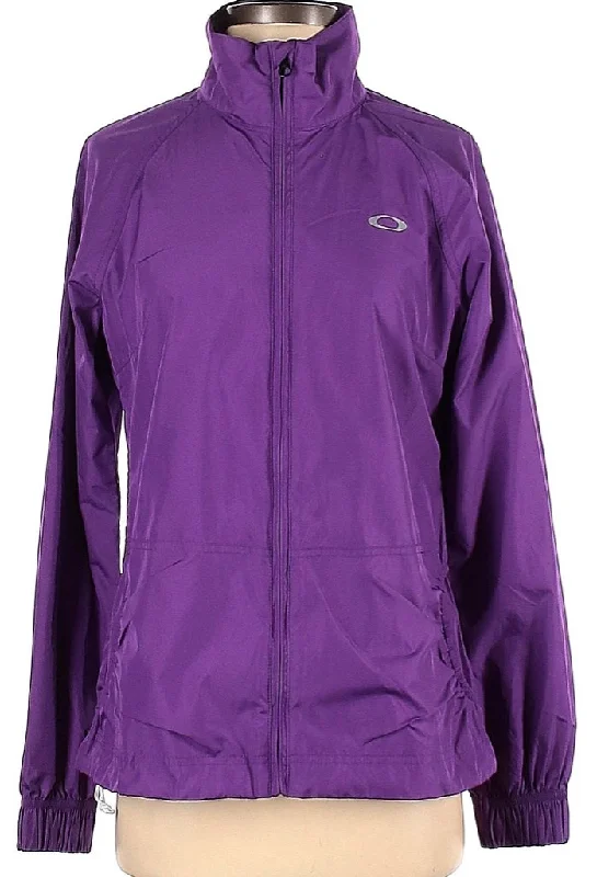 Best Deals Oakley Women's Purple Windbreaker Jacket Size S. MSP$
