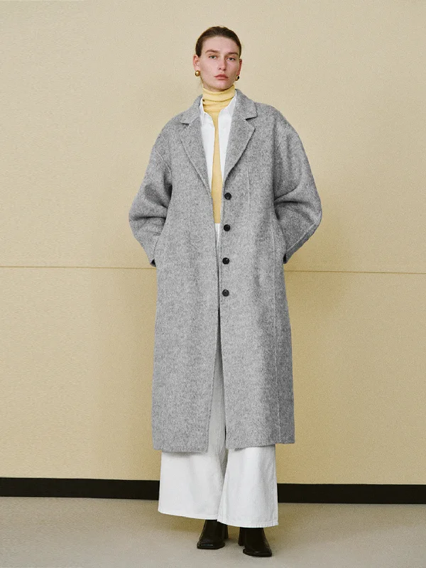 The Best Prices Notch Lapel Longline Coat