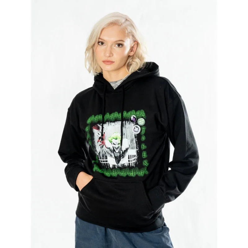 Blowout Deals Joker Black Adult Anime Keys Hoodie DC