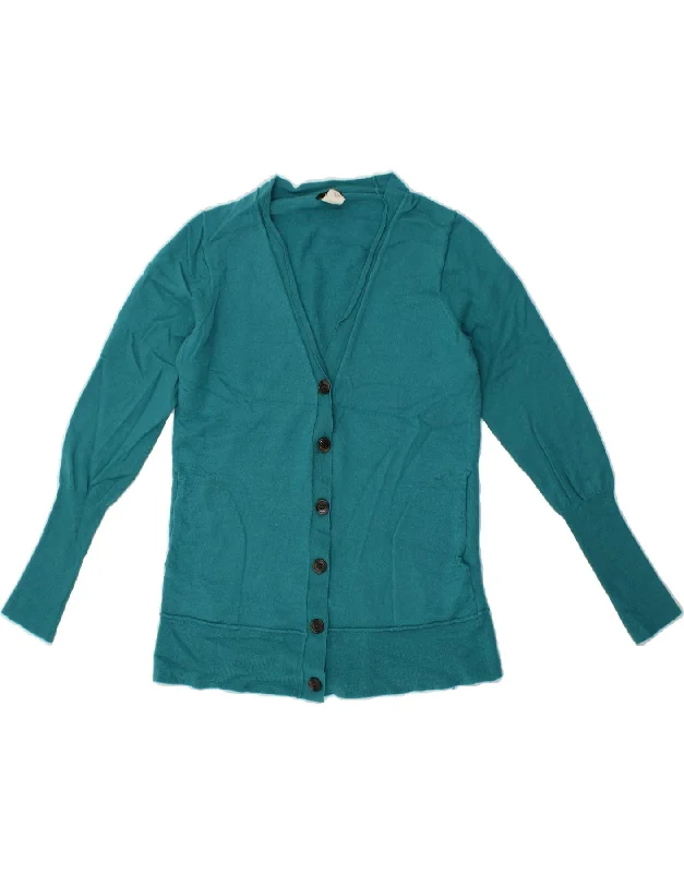 Best Deals J. CREW Womens Cardigan Sweater UK 18 XL Blue Merino Wool