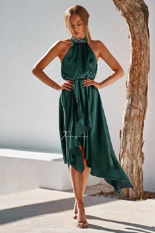 Savings Spectacular Kathleen Dress - Emerald Green