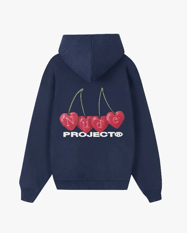 Closeout CHERRY HOODIE NAVY