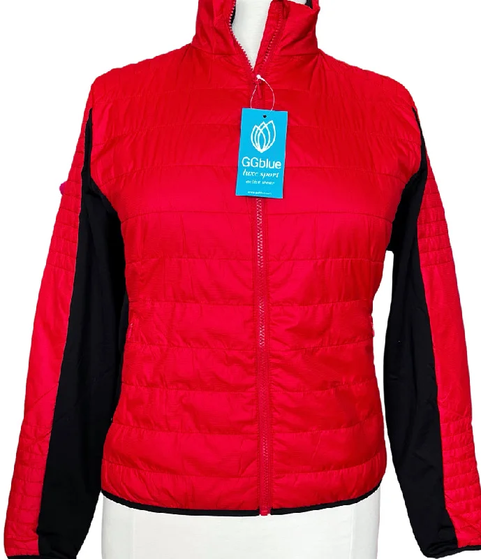 Discount Days New GGBlue Halley Quilted Jacket - Red/Black MSP$136