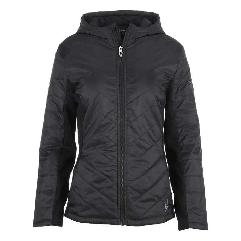 Big Discounts New Spyder Women's Full-Zip Hybrid Jacket w/ Hood MSP$149