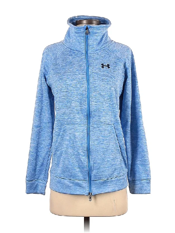 Price Meltdown Under Armour Blue Heather Track Jacket Size XS