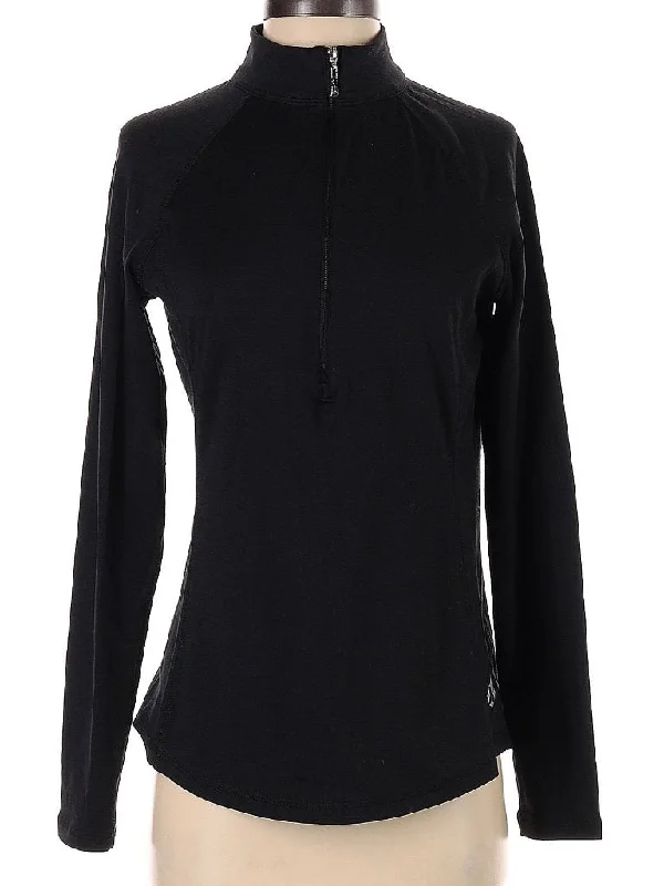 Midnight Madness Jofit Women's Solid Black Golf Pullover Size S MSP$