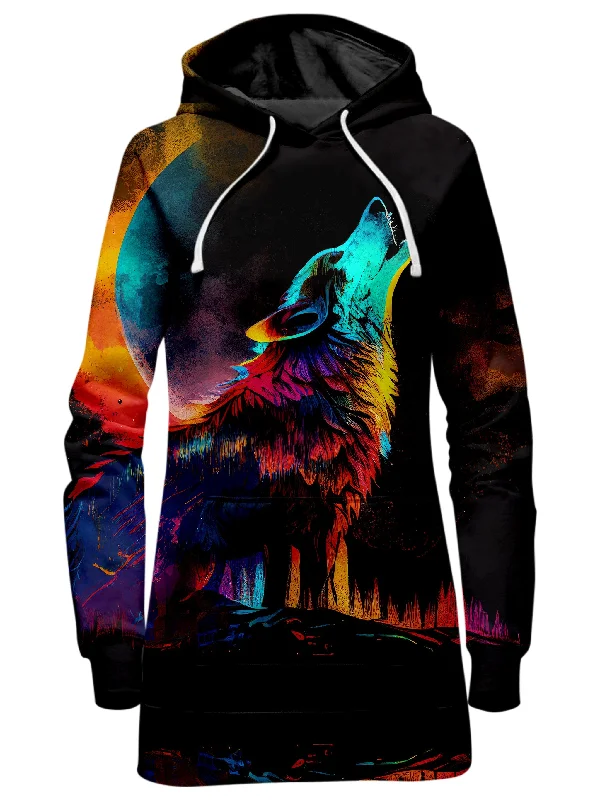 Price Rollback Spirit Wolf Hoodie Dress