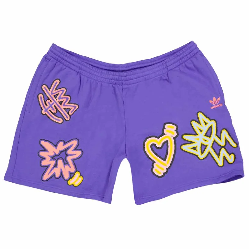 Deal Alert adidas - Women's Graphic Love Unites Shorts (Plus Size) (HC3086)