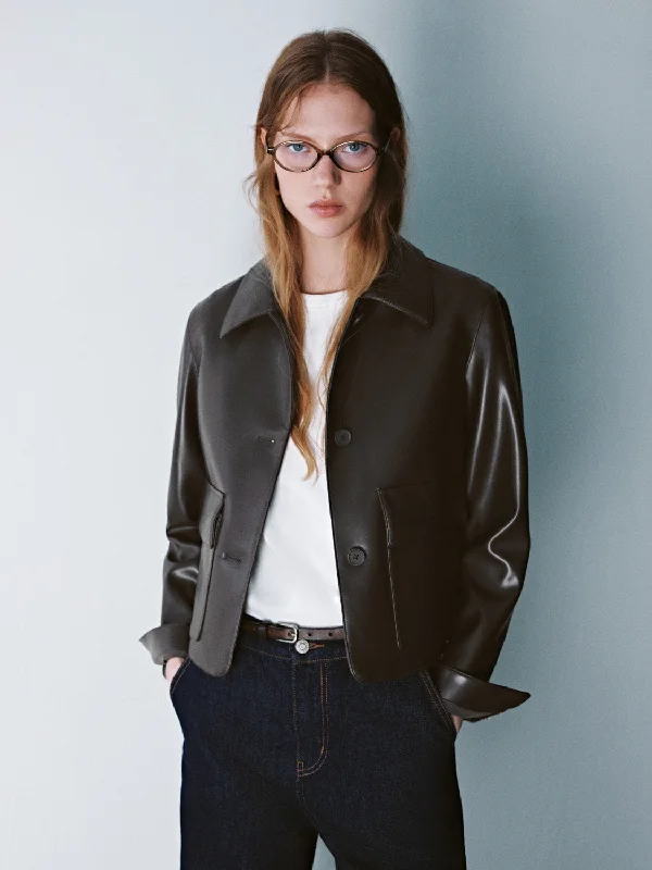 Limited Stock Button Up Loose Straight Jacket