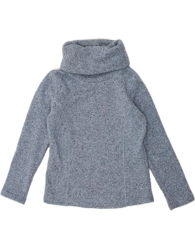 Buy Now MOUNTAIN WAREHOUSE Womens Roll Neck Sweatshirt Jumper UK 14 Large Blue