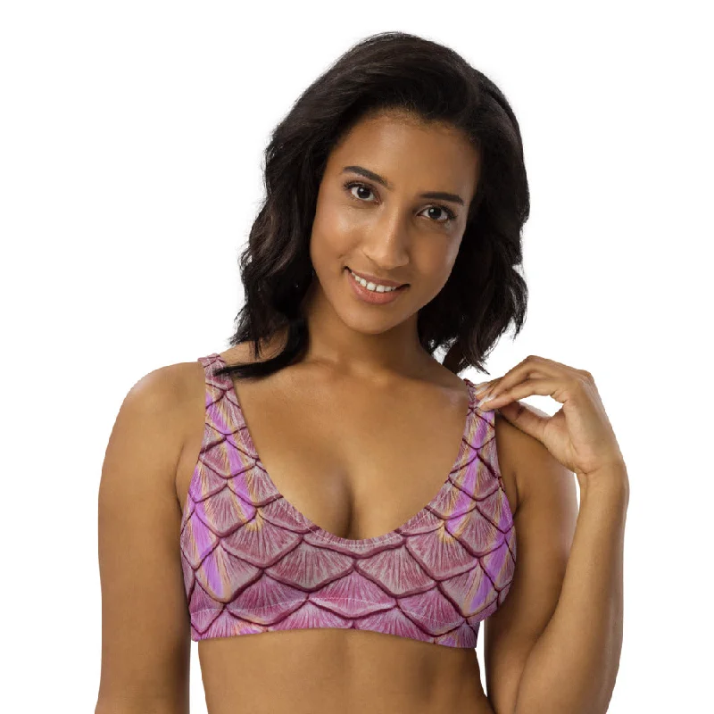 Quick Sale Syrena's Song Recycled Padded Bikini Top