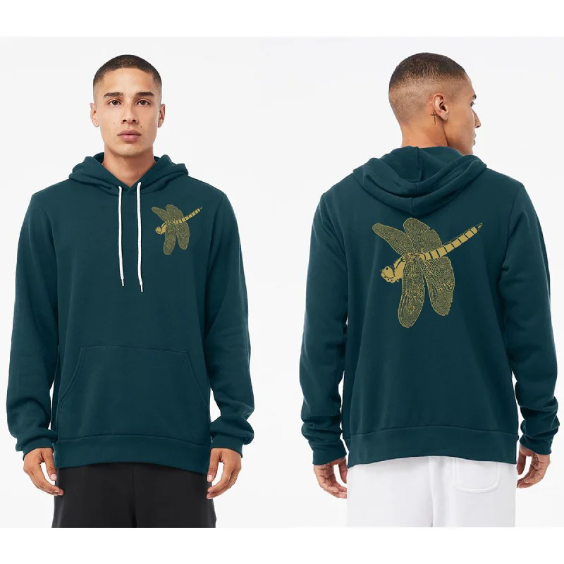 Buy Now Dragonfly Jewel Ultra Soft Sponge Pullover Hoodie Atlantic