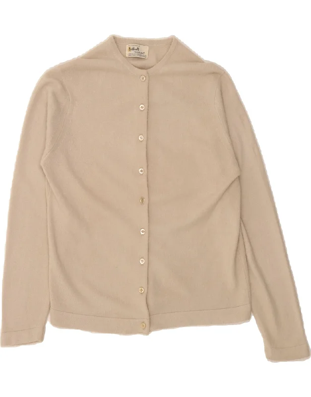 Super Sale TALBOTT Womens Cardigan Sweater UK 12 Medium Beige