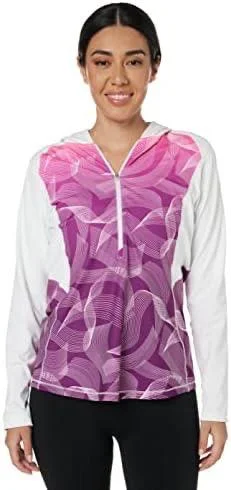 Deal of the Week New Annika by Cutter & Buck 3/4 Zip Restore Top w/ Hood Size L MSP$85