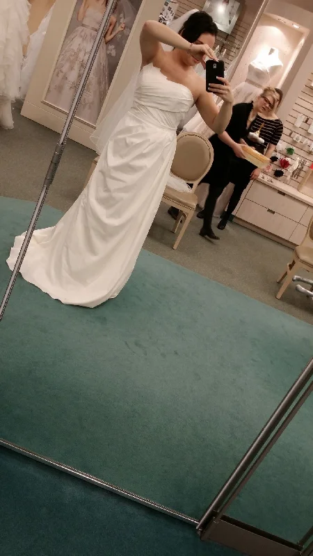 Early Access David's Bridal WG3457 Ivory