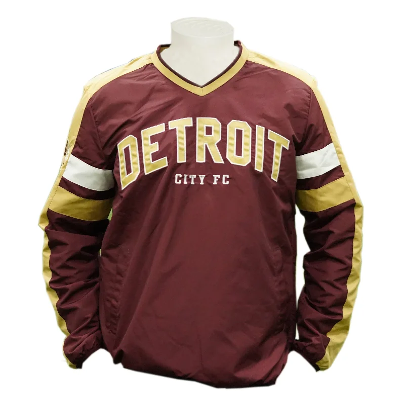 Massive Deals DCFC Pullover Windbreaker- Maroon