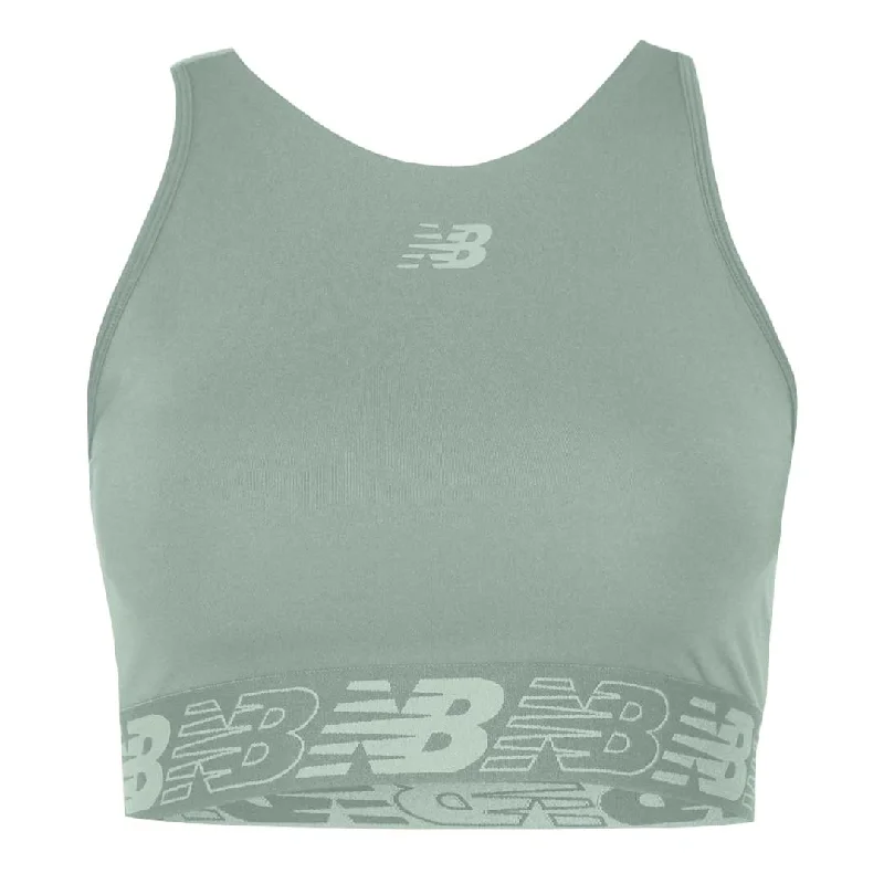 Bonus Savings New Balance - Women's Relentless Crop Bra (WB31175 DKJ)