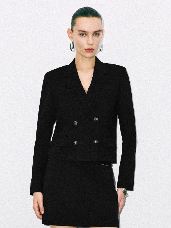 Steals and Deals V-Neck Straight Blazers