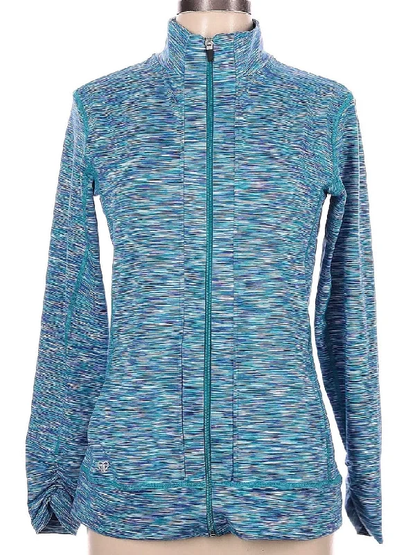 Deal Alert Straight Down Women's Blue & Purple Heather Golf Jacket Size L