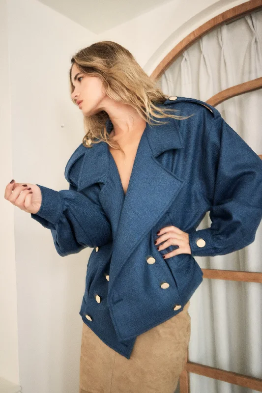 Don't Miss Denim Wool Jacket