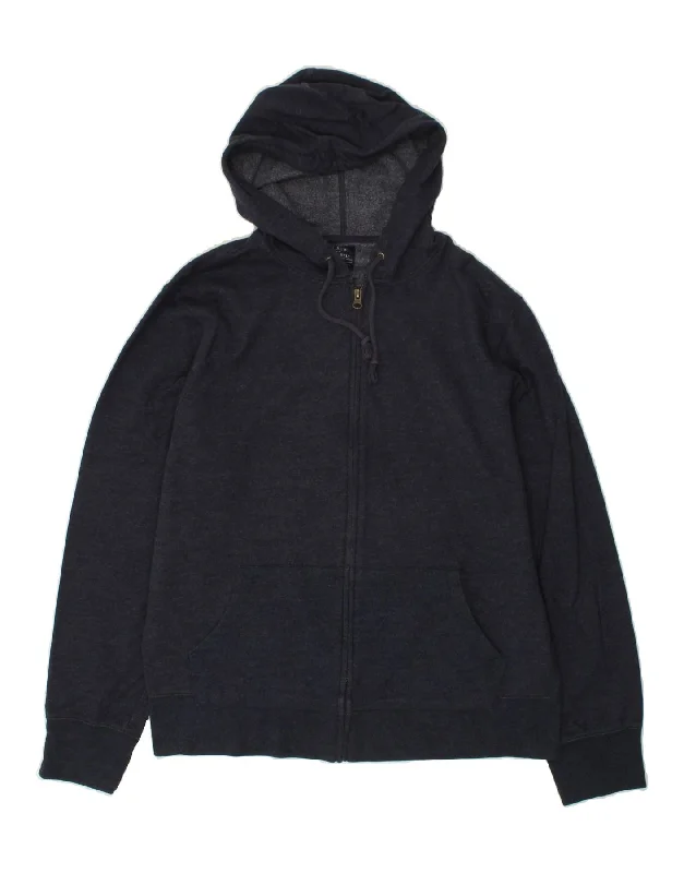 Massive Deals J. CREW Womens Zip Hoodie Sweater UK 18 XL Navy Blue Cotton