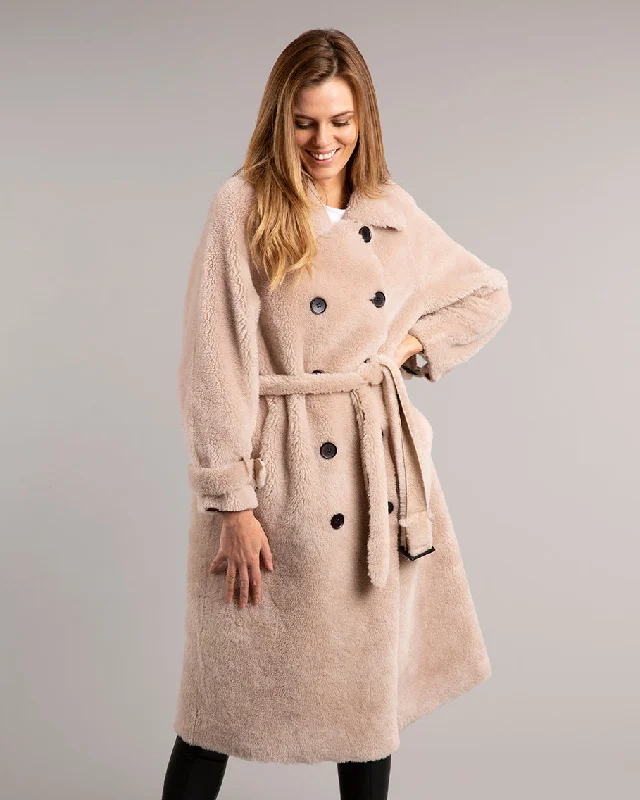 Price Buster Binky Teddy Coat Alpaca Wool