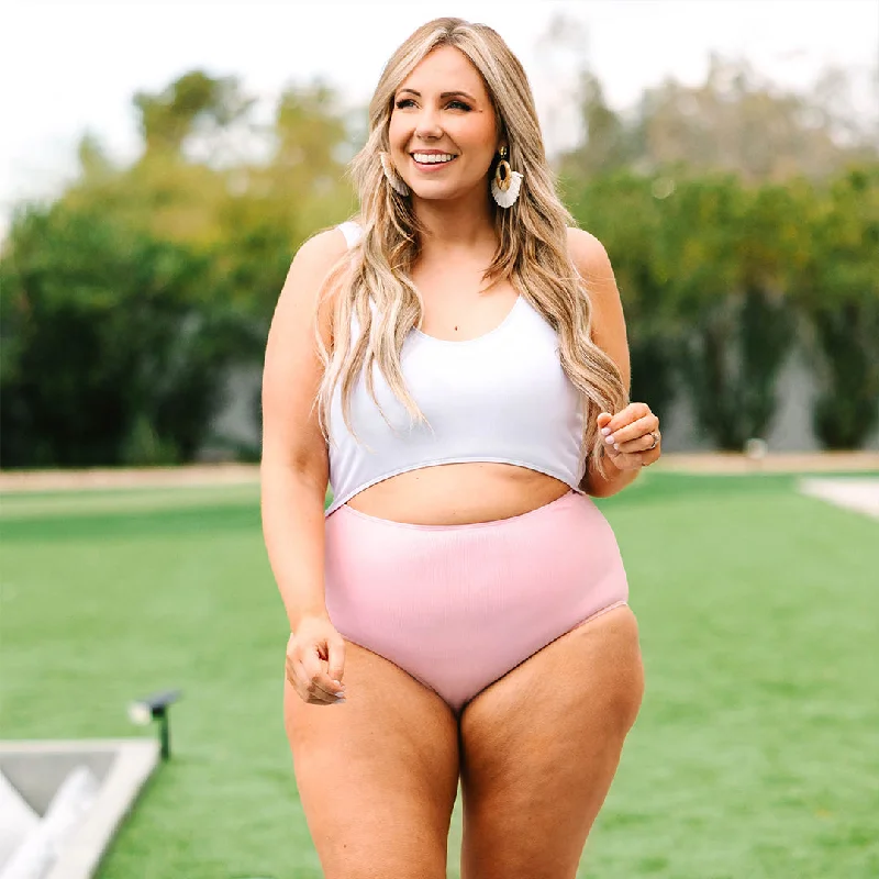 Limited Availability Catch A Wave Swimsuit, Pink