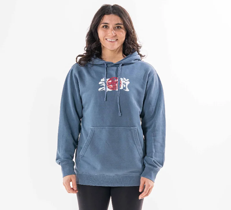 Great Bargains Womens Kanji Hoodie Blue