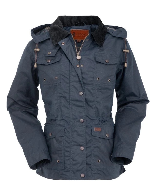 Savings Alert Jill-A-Roo Oilskin Jacket - Navy