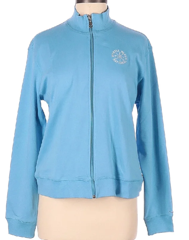 Incredible Offers Greg Norman Light Blue Golf Full-Zip Jacket w/Logo Size M MSP$68