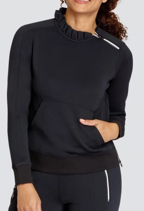Savings Alert New Tail Activewear Condoleezza Noir Pullover - Black MSP$84
