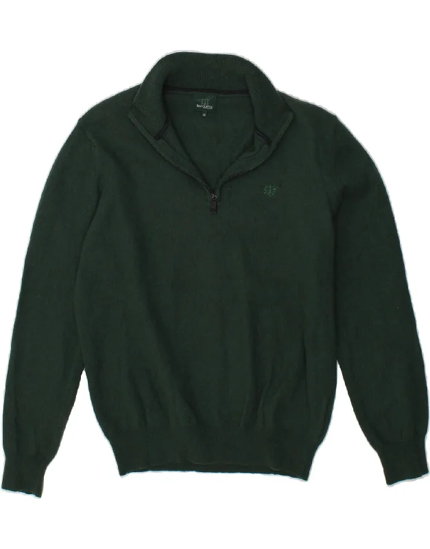 Blowout Deals HENRY COTTONS Womens Zip Neck Jumper Sweater UK 18 XL Green Merino Wool Blowout Deals HENRY COTTONS Womens Zip Neck Jumper Sweater UK 18 XL Green Merino Wool