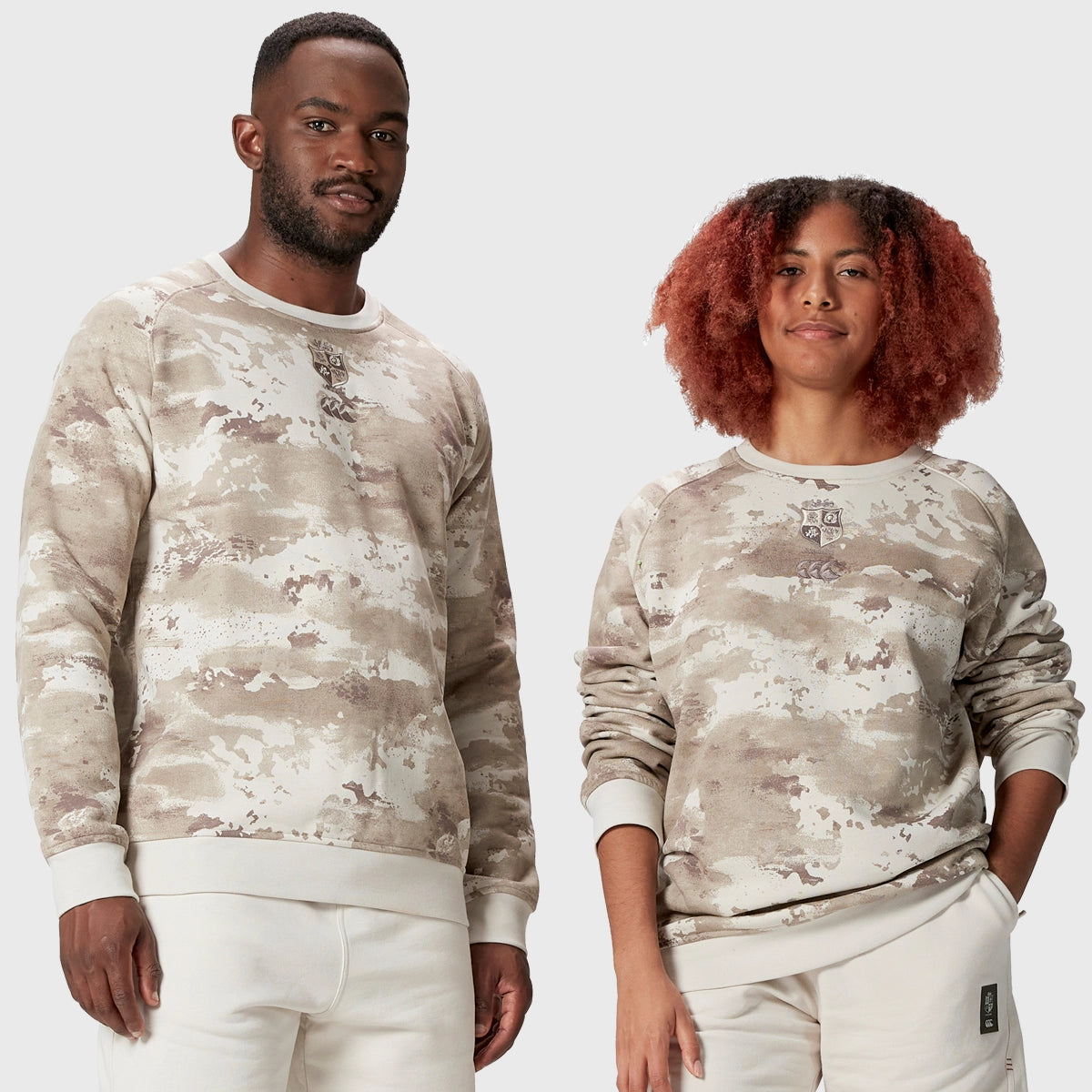 Discount Mania Canterbury British & Irish Lions Camo Crew Sweatshirt